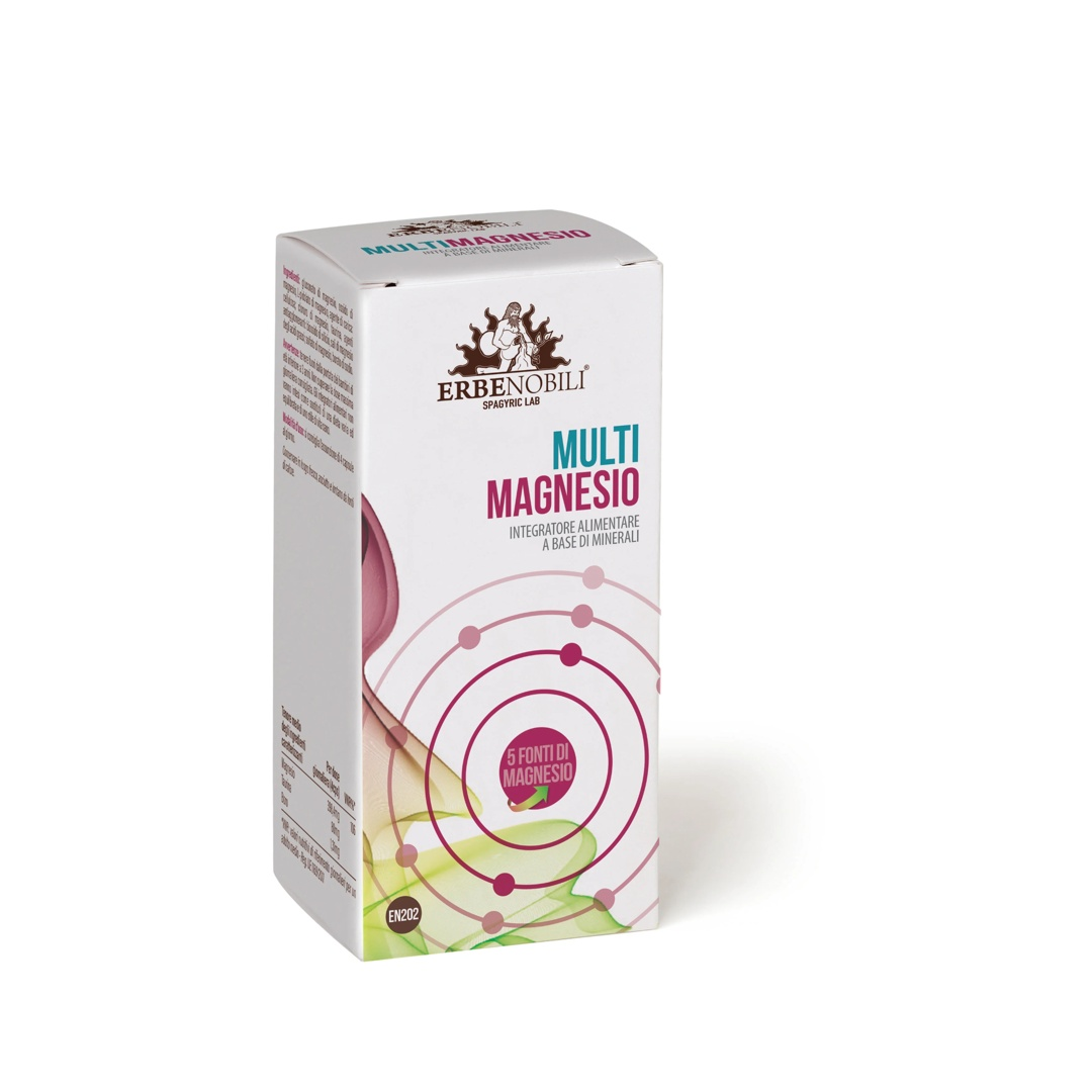 Erbenobili Multimagnesio kompleksinis magnio papildas kasdieniam energijos ir raumenų palaikymui