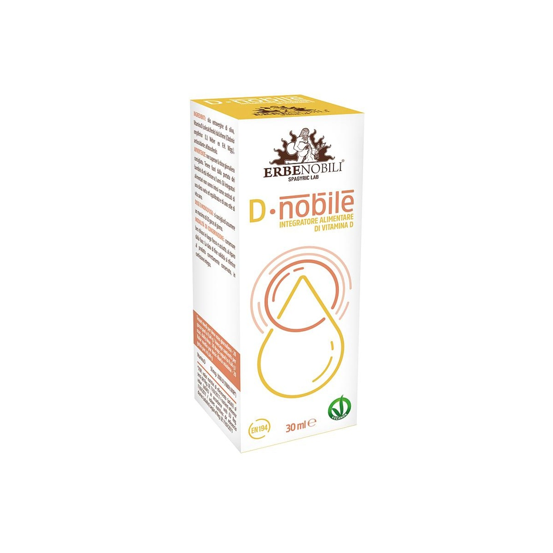 Erbenobili D-Nobile vitaminas D3 imunitetui ir kaulų sveikatai